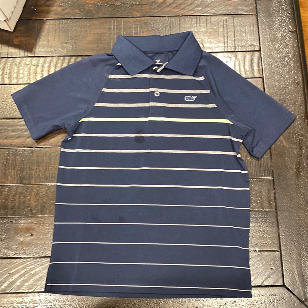 Blue w stripes like new